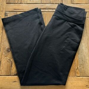 Lululemon black wide leg